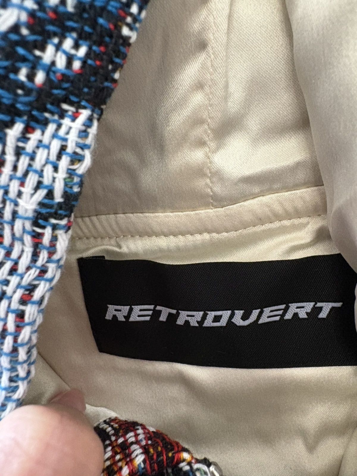 RETROVERT Retrovert Wizard Knitted Hoodie Zip Up Size Medium 🩵 Size US M / EU 48-50 / 2 - 3 Thumbnail