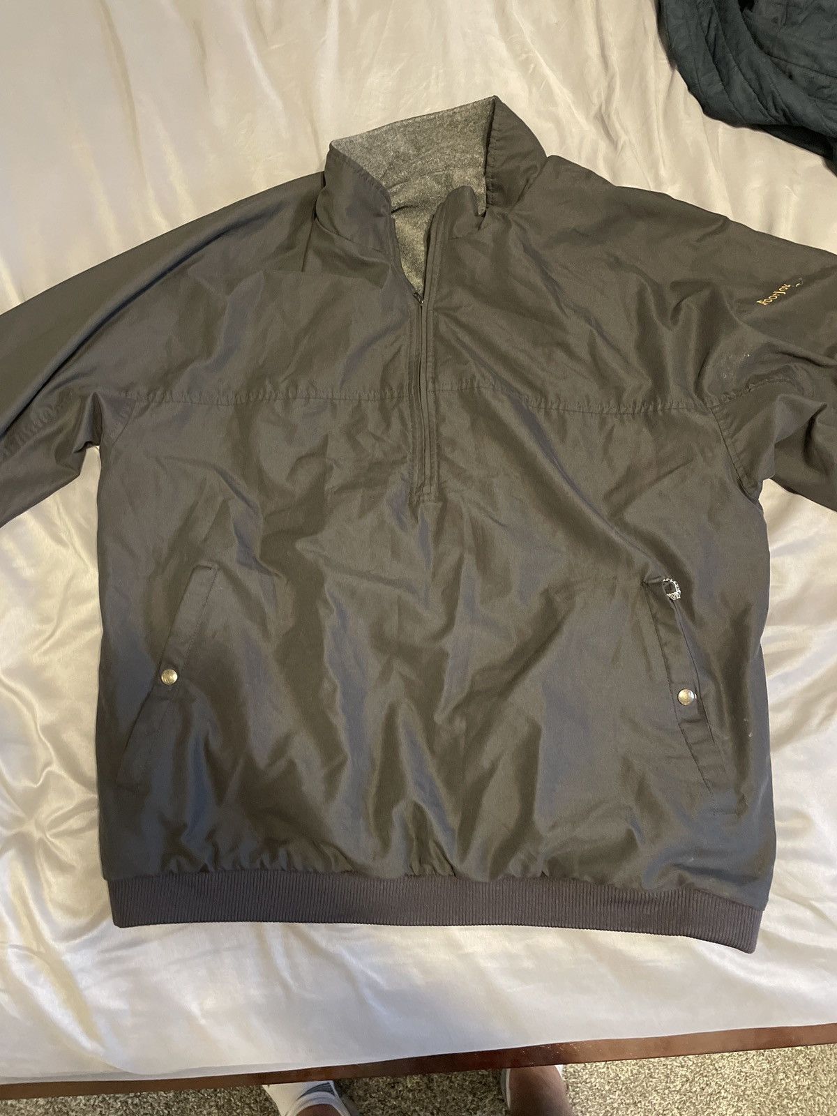 Footjoy Vintage X Footjoy Reversible Golf Quarter-Zip Jacket Size US XL / EU 56 / 4 - 1 Thumbnail