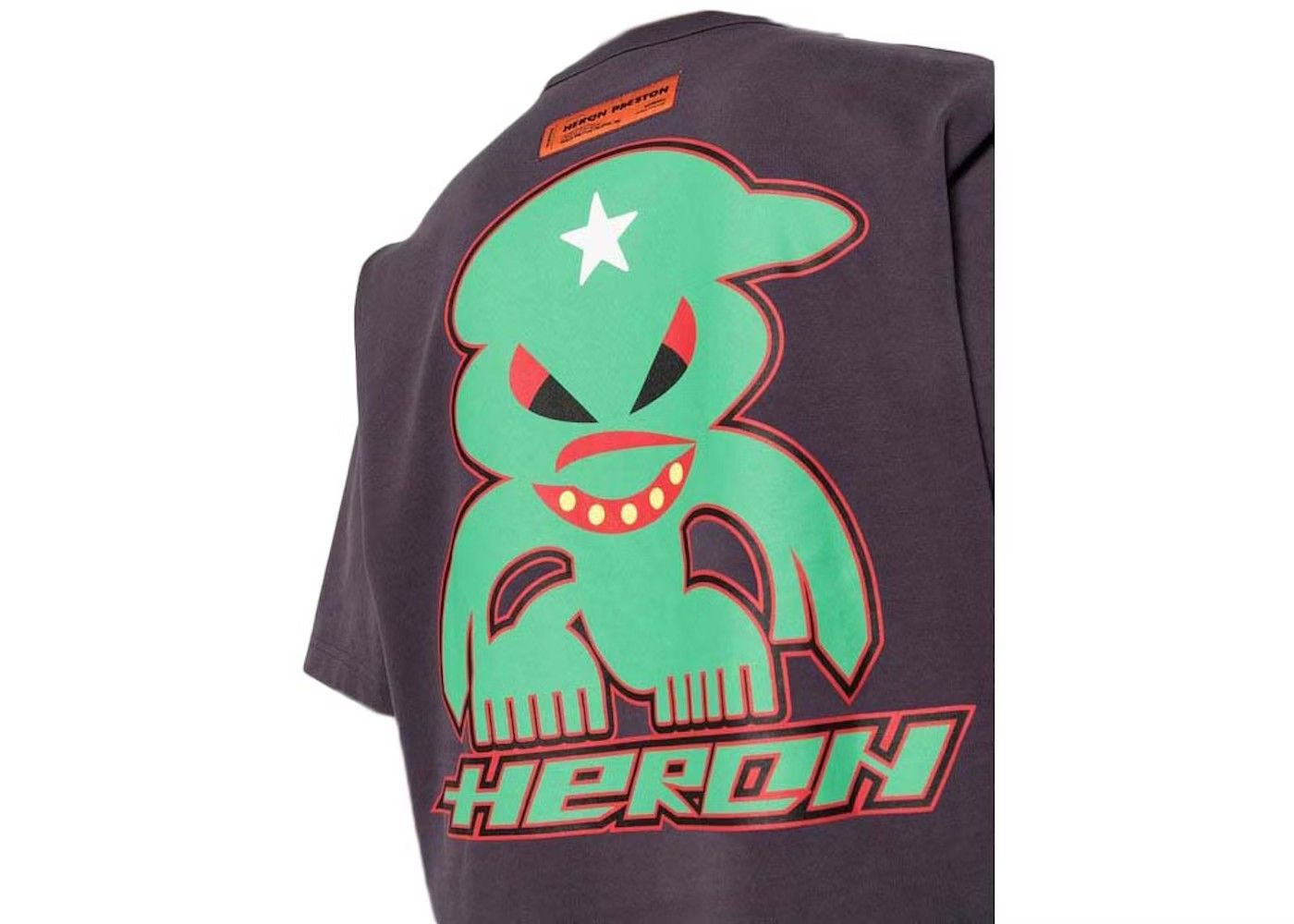 Heron Preston o1w1db10824 Monster T-Shirt in Purple Size US L / EU 52-54 / 3 - 3 Thumbnail
