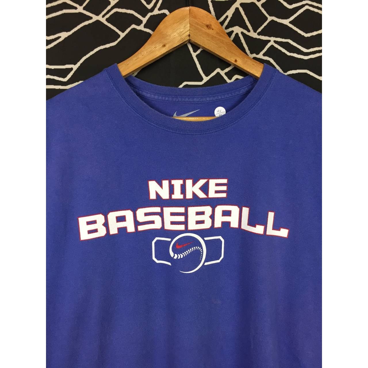 Nike Nike Baseball Center Logo Athletic Standard Fit Tee Size US XXL / EU 58 / 5 - 3 Thumbnail