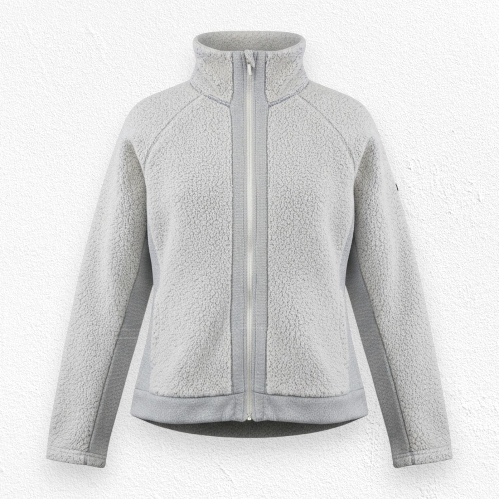 The North Face North Face Gray Sherpa Fleece Full Zip Jacket Size Large Size L / US 10 / IT 46 - 1 Thumbnail