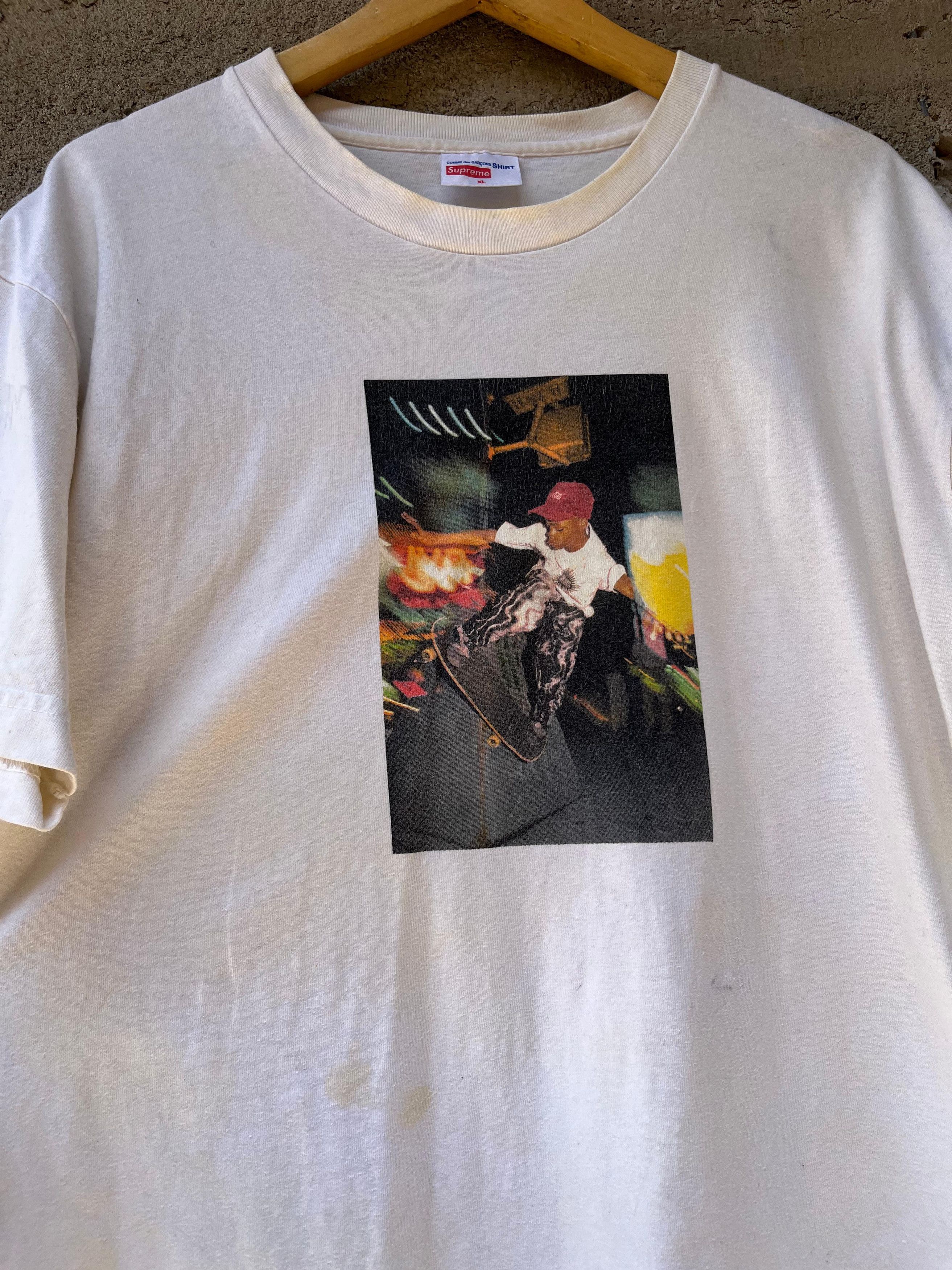 Comme des Garcons SHIRT × Supreme Supreme X Comme des Garcons Harold Hunter Tshirt Size US XL / EU 56 / 4 - 2 Thumbnail
