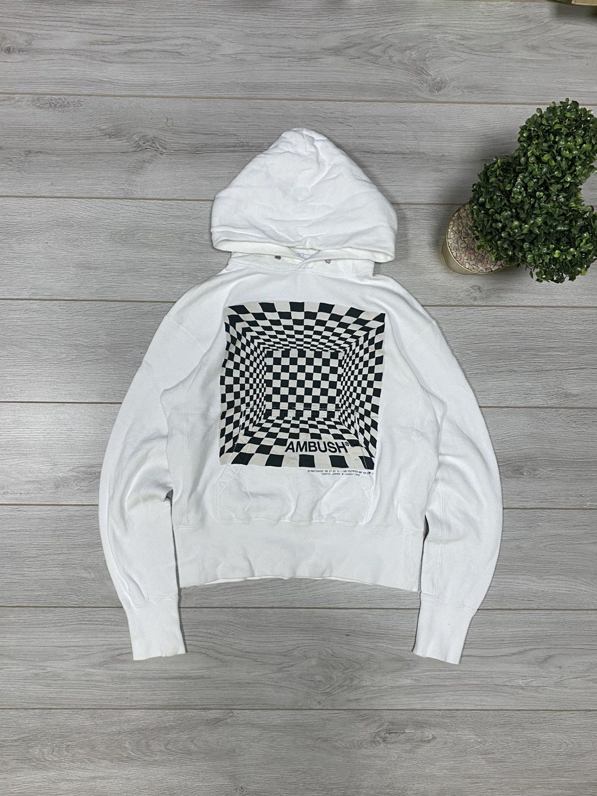 Ambush Design Ambush Japan Optical check Print Hoodie Size US M / EU 48-50 / 2 - 1 Thumbnail