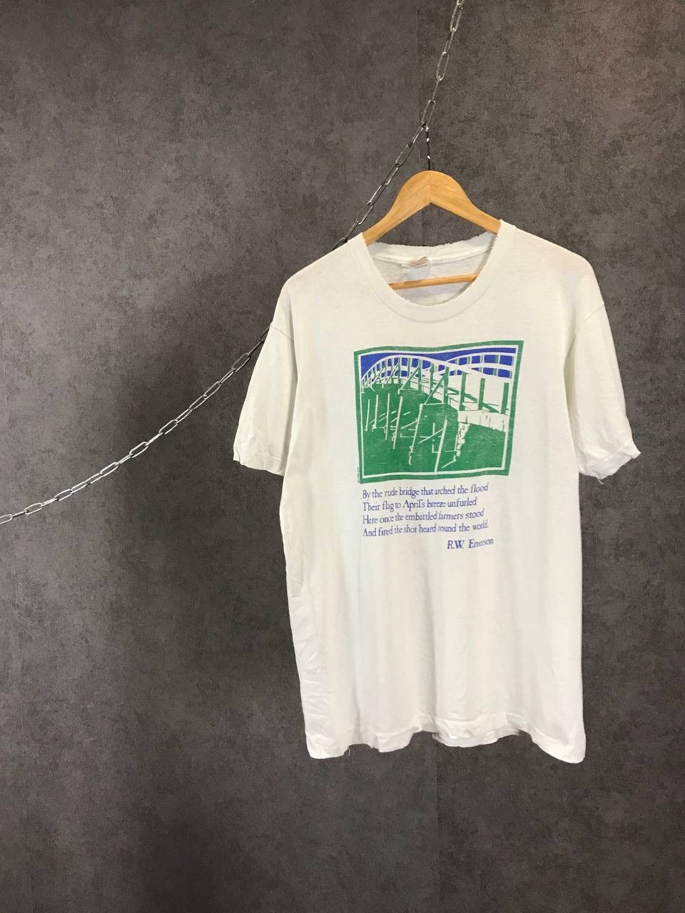 Vintage American vintage 1990 made in USA art tee Size US L / EU 52-54 / 3 - 1 Thumbnail