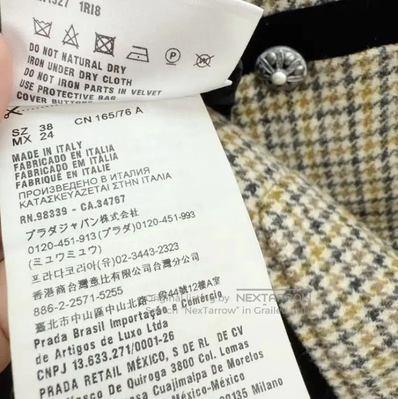 Miu Miu Miu Miu Short Color-Block Wool Coat . Size S / US 4 / IT 40 - 6 Thumbnail