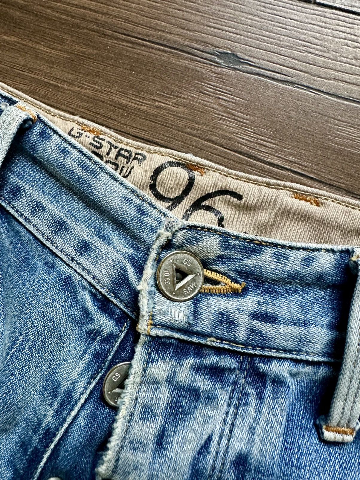 G-Star Vintage Gstar Raw Y2K Distressed Pants 96 Size US 34 / EU 50 - 12 Thumbnail