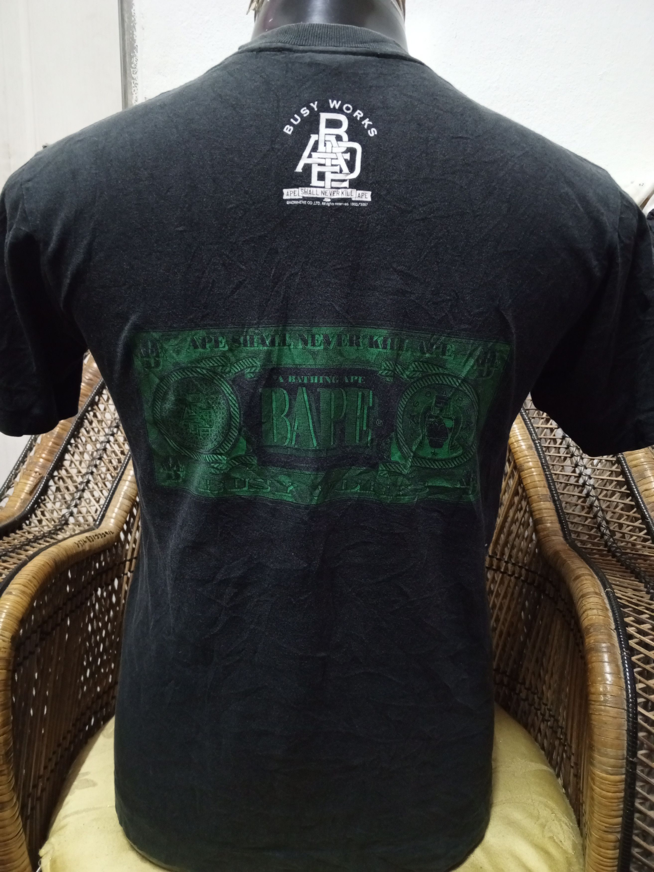 Bape A BATHING APE (APE SHALL NEVER KILL APE Size US S / EU 44-46 / 1 - 2 Thumbnail