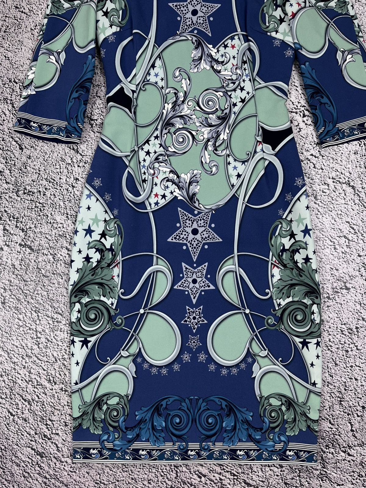 Versace Versace Collection Baroque Print Dress Bodycon Medusa Size S / US 4 / IT 40 - 2 Thumbnail