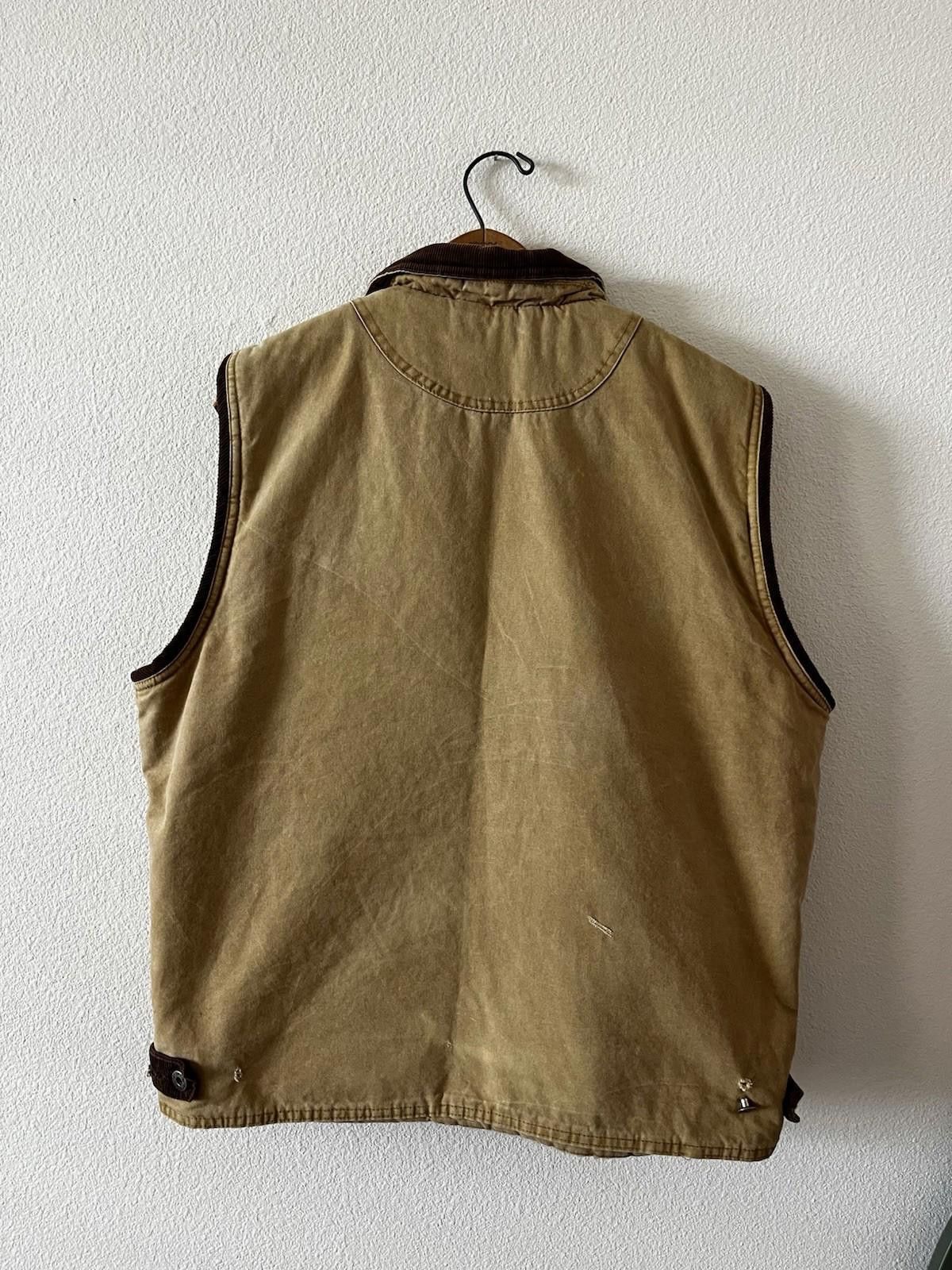 Wrangler VTG Wrangler Hero Canvas Sherpa Vest Mens 2XL Brown Lined Size US XXL / EU 58 / 5 - 4 Thumbnail