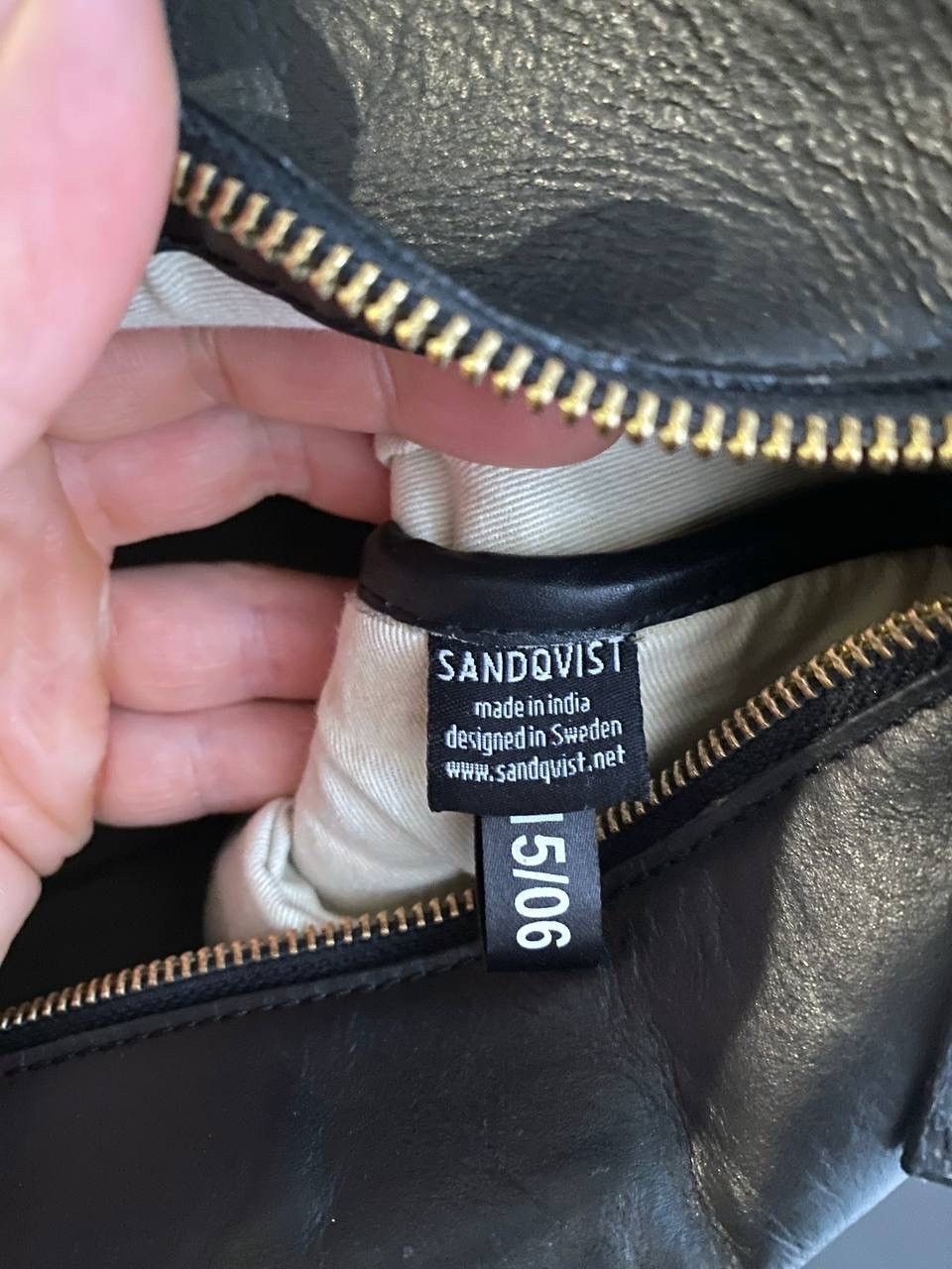 SANDQVIST Sandqvist Black Leather Handbag Shoulder Bag Size ONE SIZE - 19 Thumbnail
