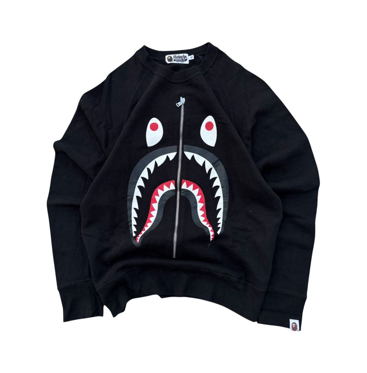 Bape Bape shark Metal Zip Up Sweatshirt Size US M / EU 48-50 / 2 - 1 Thumbnail