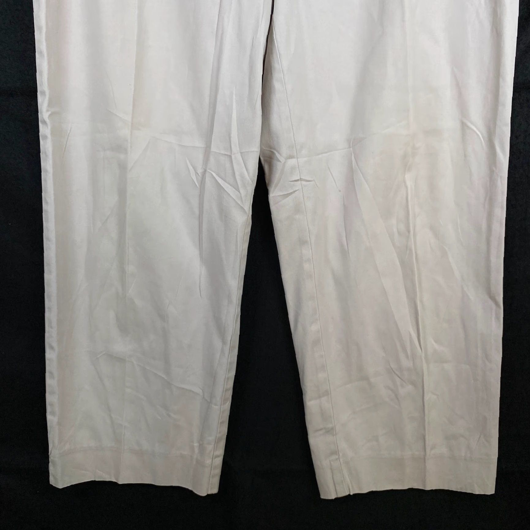 Talbots Talbots Womens Pants Tan Mid Rise Signature Ankle Cropped Stretch 10 Slit? No Size 32" / US 10 / IT 46 - 2 Thumbnail