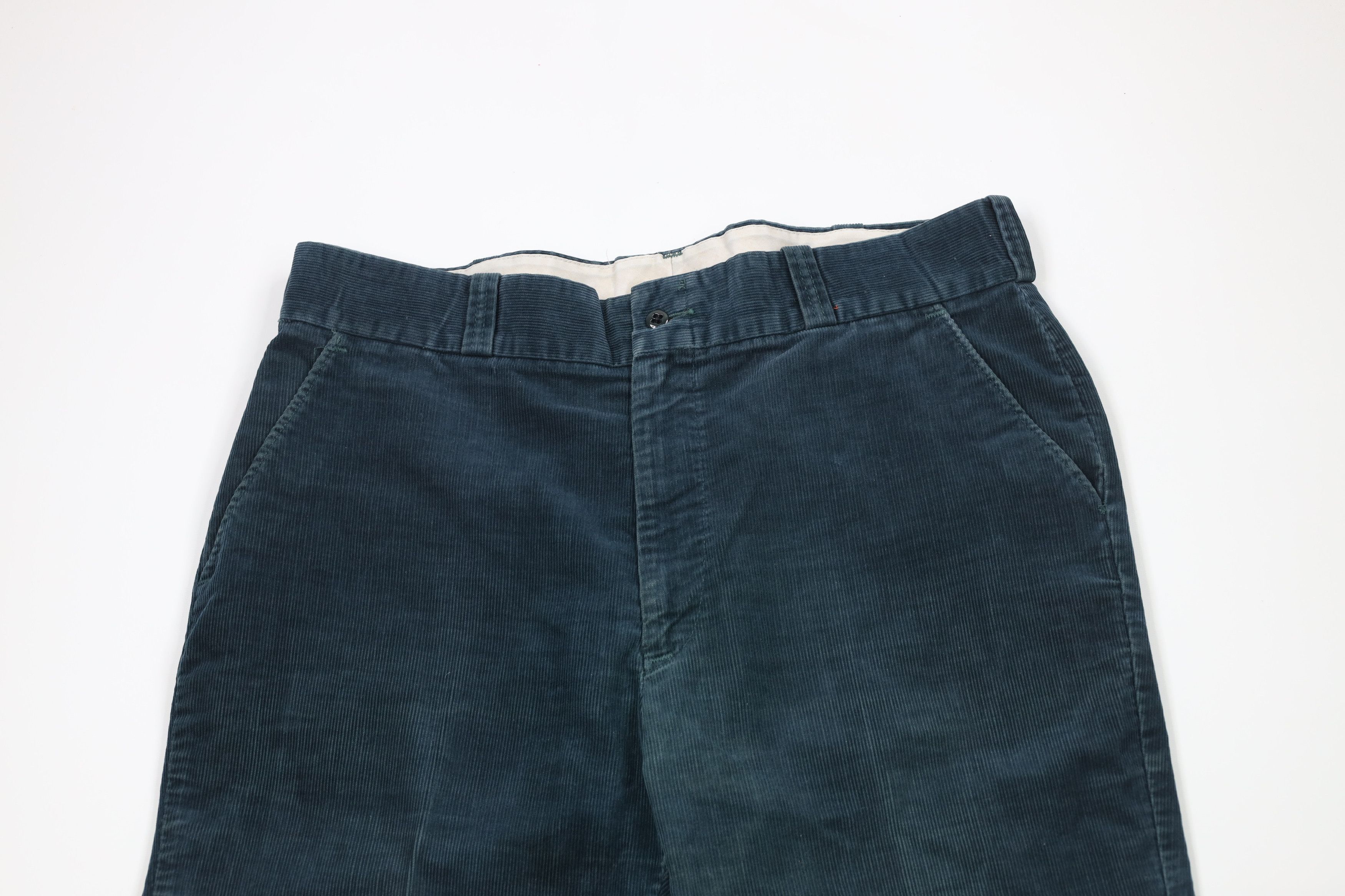 Vintage Vintage 70s Streetwear Corduroy Wide Leg Chino Pants USA Size US 36 / EU 52 - 2 Thumbnail