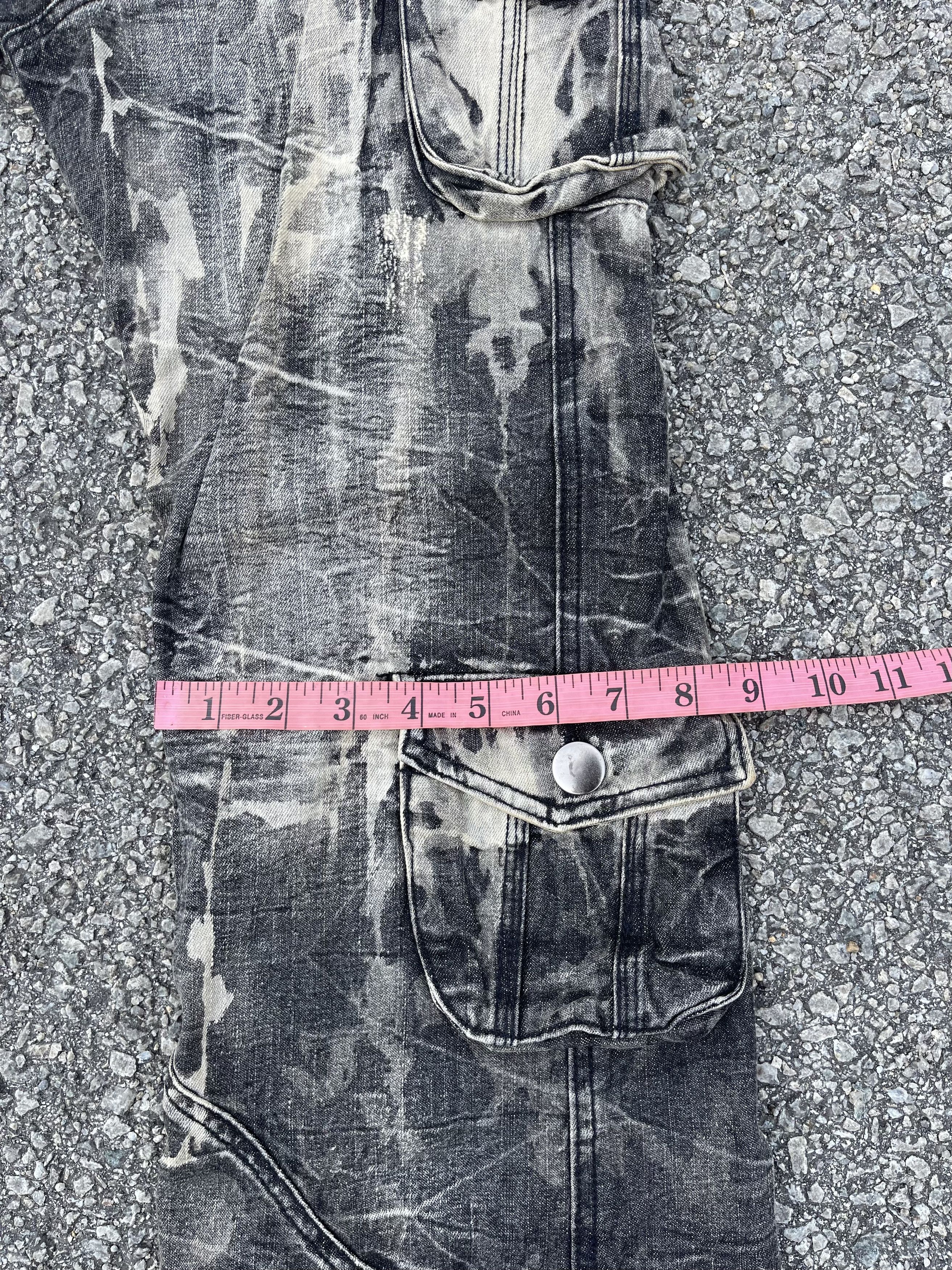 Beauty Beast Topism Flare Multipocket Acid Wash Travis Scott Style Size US 32 / EU 48 - 15 Thumbnail