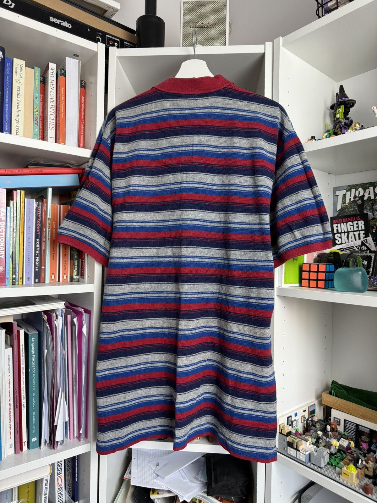 Adidas × Vintage Vintage 90s Adidas Bayern Munich striped polo t-shirt soccer Size US M / EU 48-50 / 2 - 2 Thumbnail