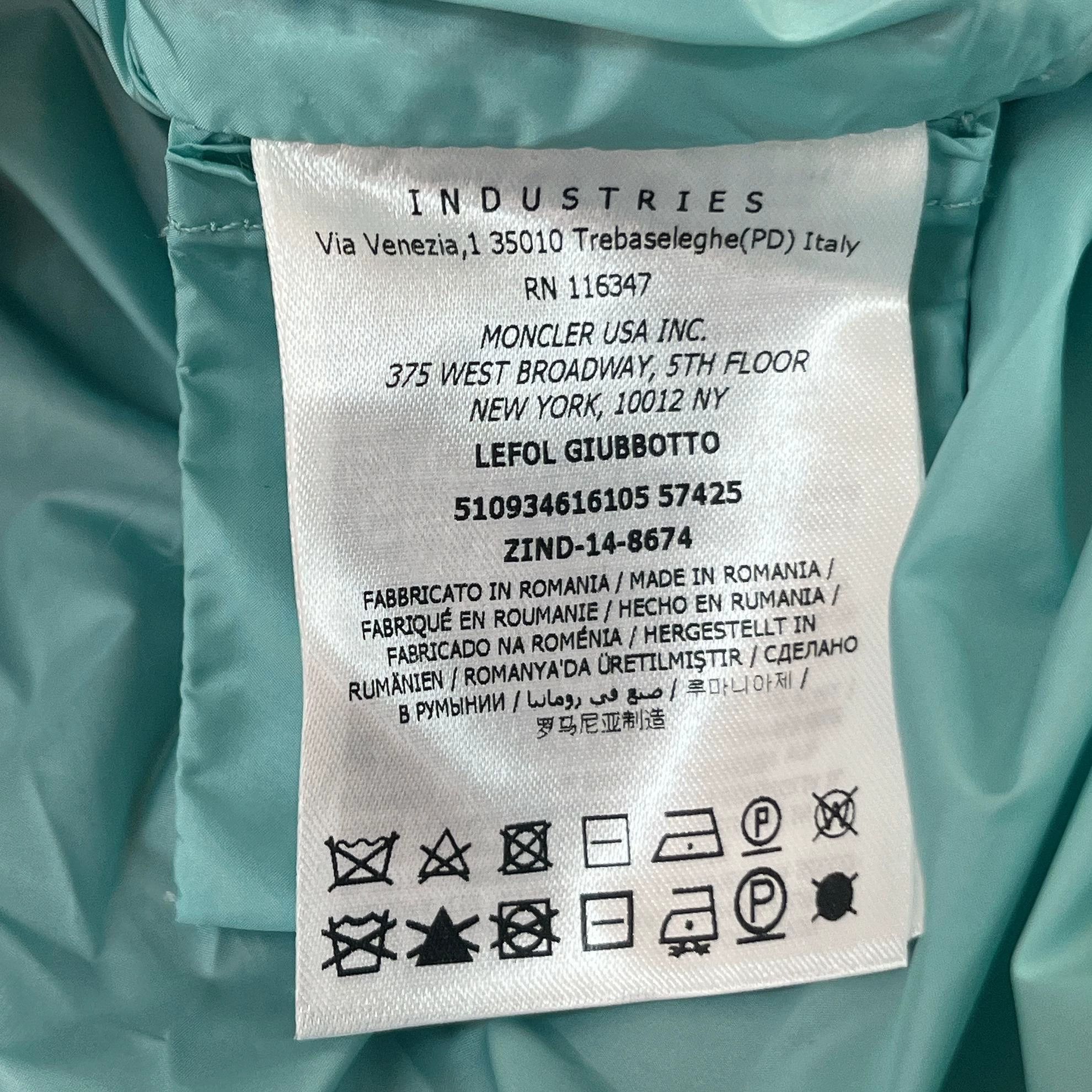 Moncler Moncler Women's Green Jacket 0 Size XS / US 0-2 / IT 36-38 - 8 Thumbnail