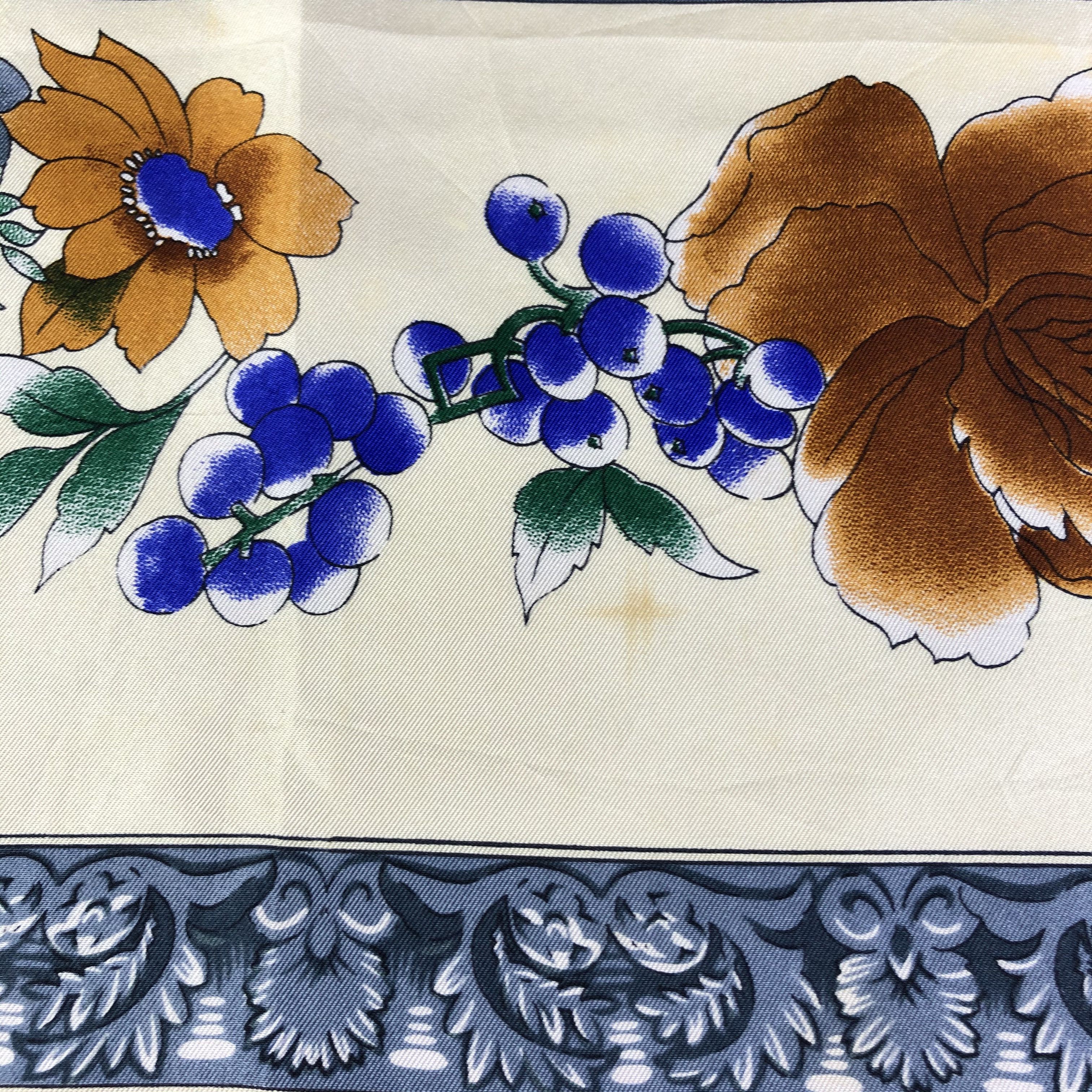 Vintage Vintage Kuk Jae Silk Scarf Size ONE SIZE - 9 Thumbnail