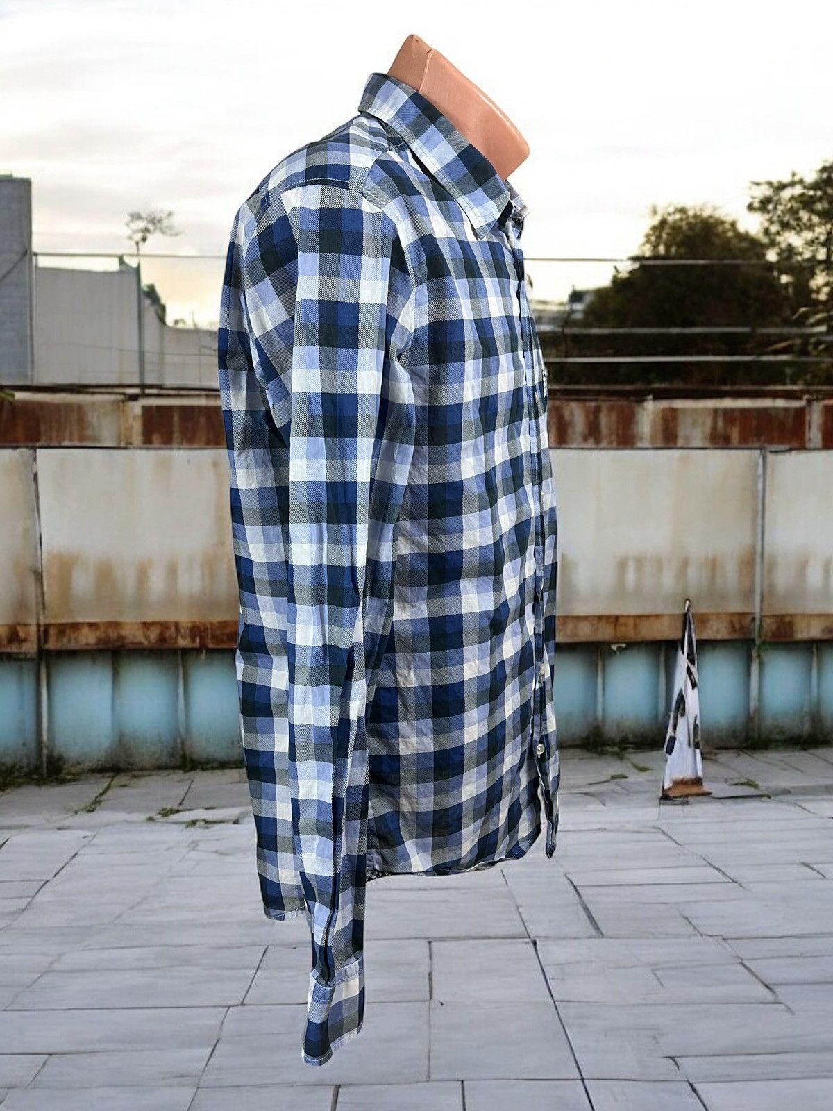 Hugo Boss Boss Orange checked shirt size M Size US M / EU 48-50 / 2 - 2 Thumbnail