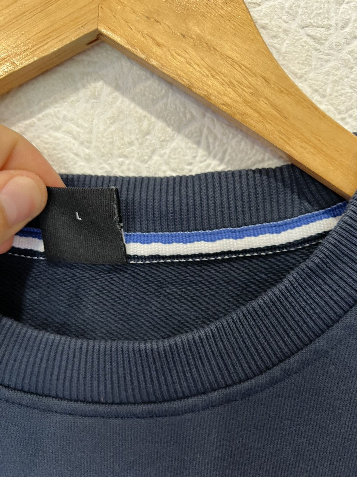 Hugo Boss Hugo Boss Blue Sweatshirt Basic Mens Size US L / EU 52-54 / 3 - 4 Thumbnail