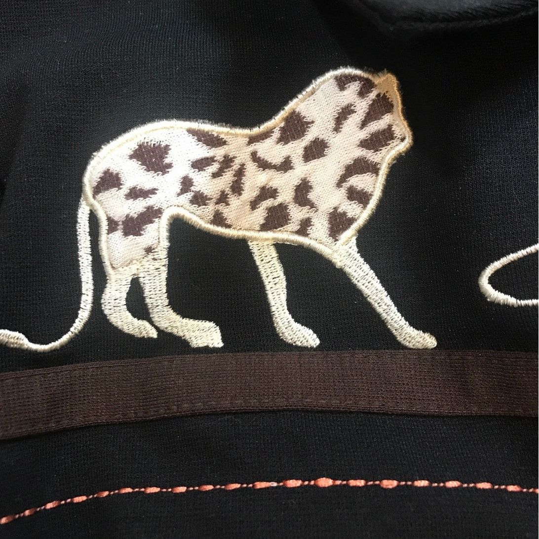 Other Allison Daley Vintage Animal Long Sleeve Jacket MP Size M / US 6-8 / IT 42-44 - 6 Thumbnail