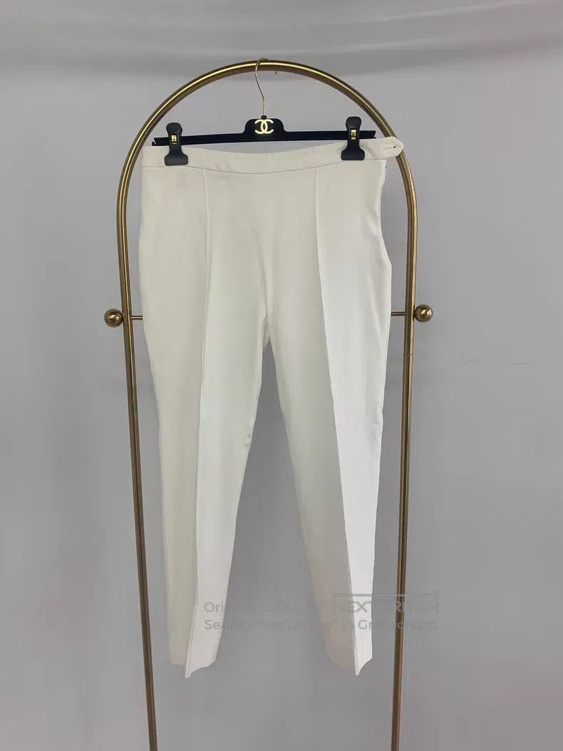 Loro Piana Loro Piana White Long Pants Size 27" / US 4 / IT 40 - 1 Thumbnail