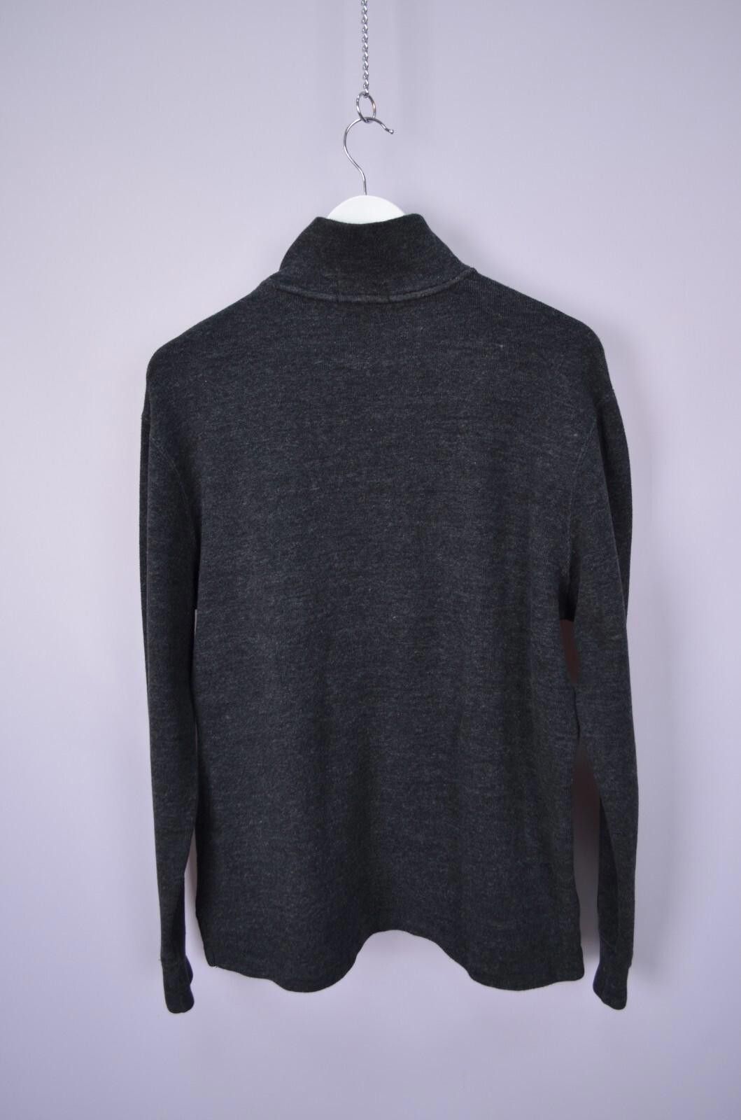 Polo Ralph Lauren Mens Polo Ralph Lauren Dark Grey 1/4 Zip Sweater Size M Size US M / EU 48-50 / 2 - 8 Thumbnail