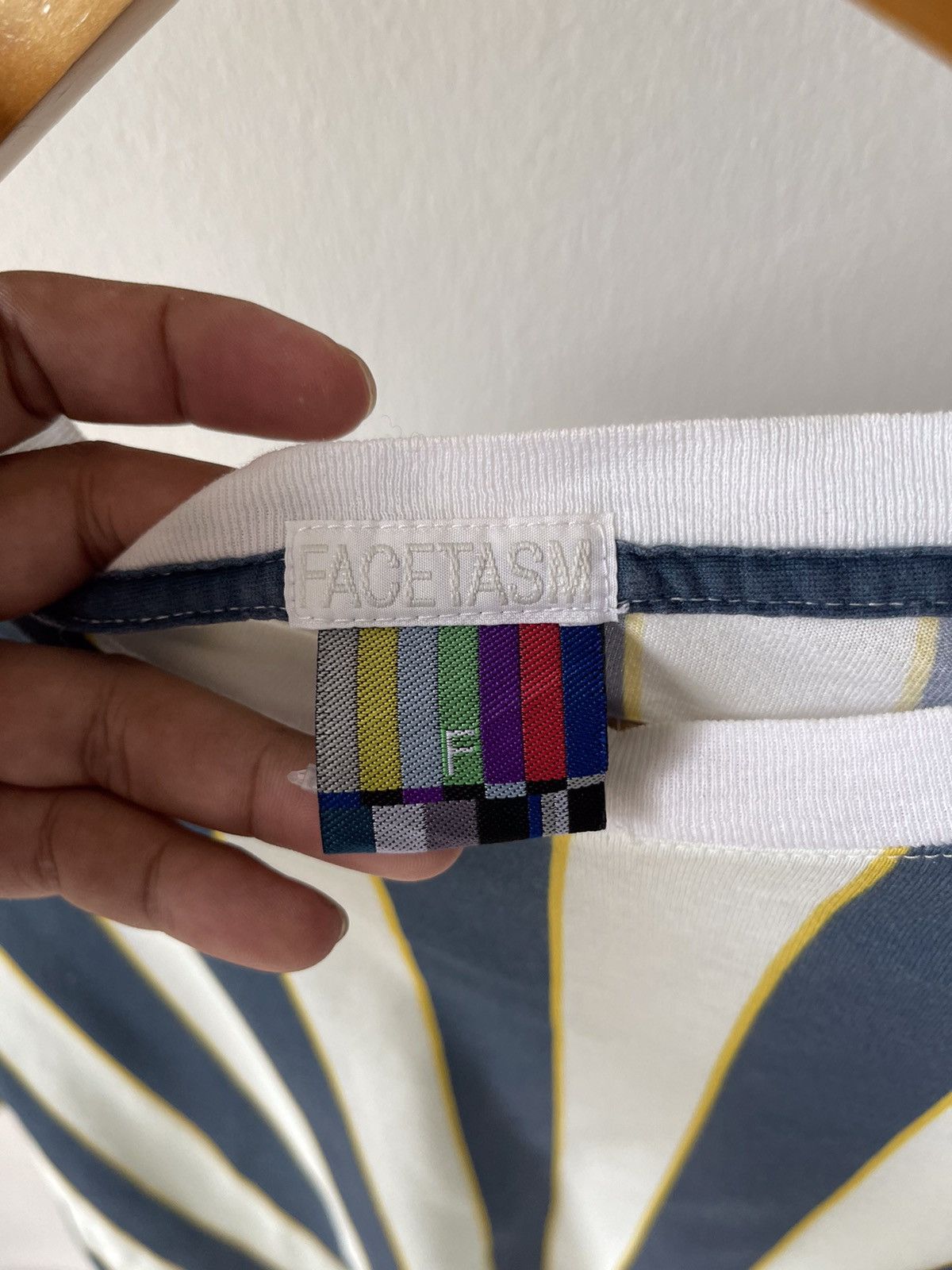 Facetasm Facetasm Stripe Pocket Tee Size US M / EU 48-50 / 2 - 7 Thumbnail