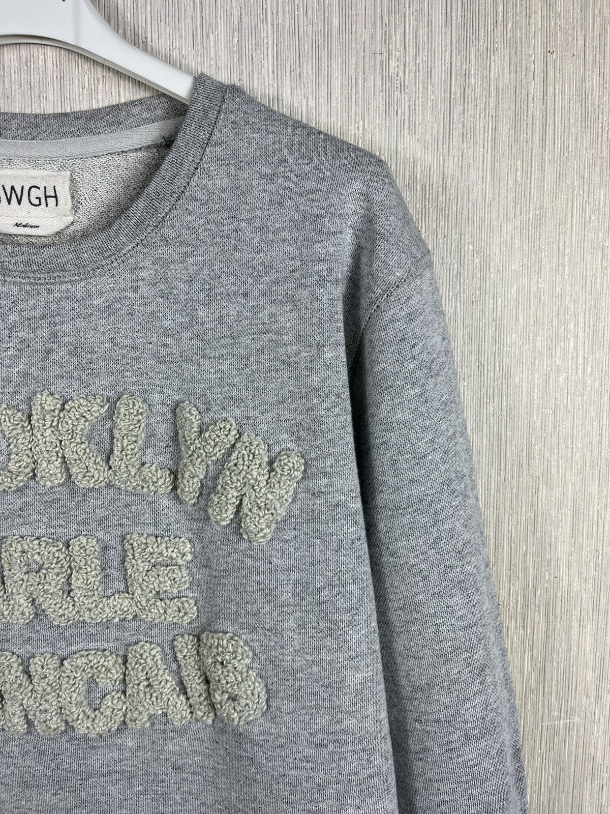 Brooklyn We Go Hard × Vintage BWGH Brooklyn Parle Francais spellout plush logo sweatshirt Size US M / EU 48-50 / 2 - 4 Thumbnail
