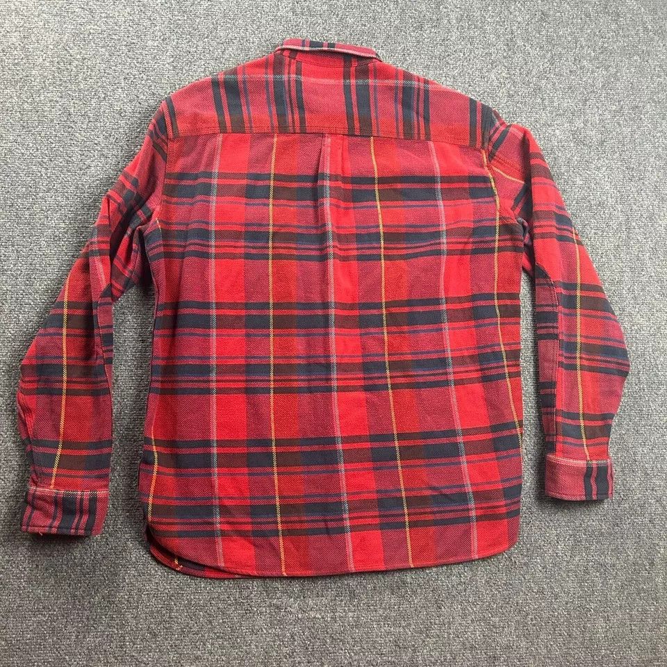 Lucky Brand Lucky Brand Flannel Shirt Mens Large Plaid Red Midweight Size US L / EU 52-54 / 3 - 4 Thumbnail