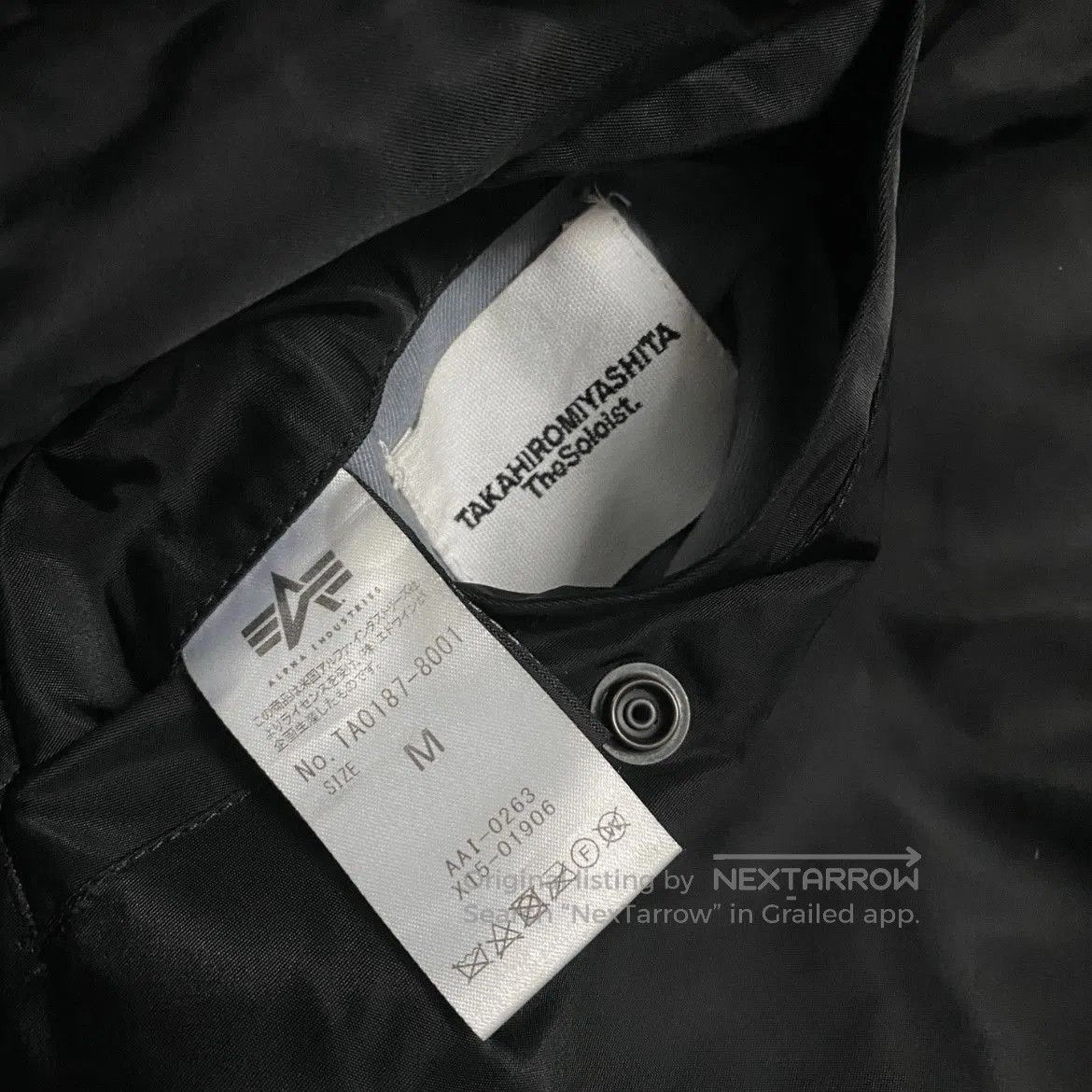 Takahiromiyashita The Soloist. Takahiromiyashita the Soloist 18SS Stitch Bomber. Size US M / EU 48-50 / 2 - 3 Thumbnail