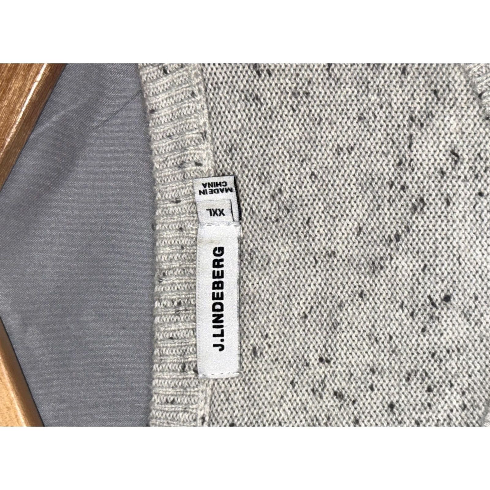 J.Lindeberg J.Lindeberg Sweater Mens 2XL Gray Knit Pullover Crewneck Regular Fit Long Sleeve Size US XXL / EU 58 / 5 - 3 Thumbnail
