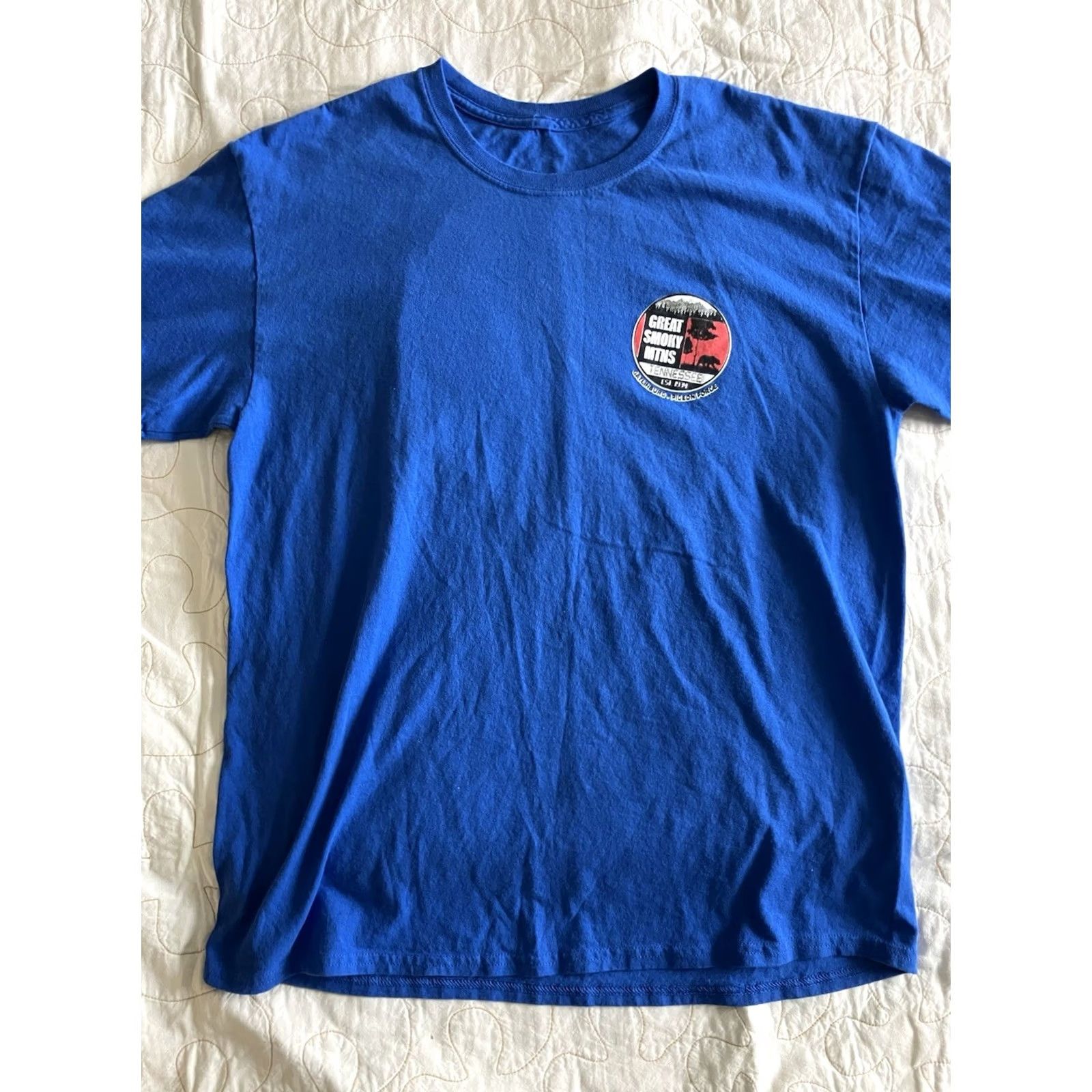 Vintage Vintage 90s Pigeon Forge Tennessee Shirt L Blue Bear Graphic Print Size US L / EU 52-54 / 3 - 3 Thumbnail