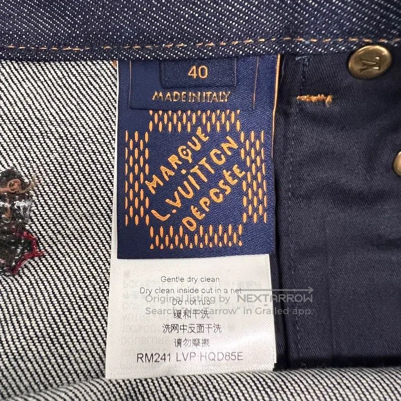 Louis Vuitton Louis Vuitton SS24 Phoenix monogram logo embroidered flare Size US 40 / EU 56 - 4 Thumbnail