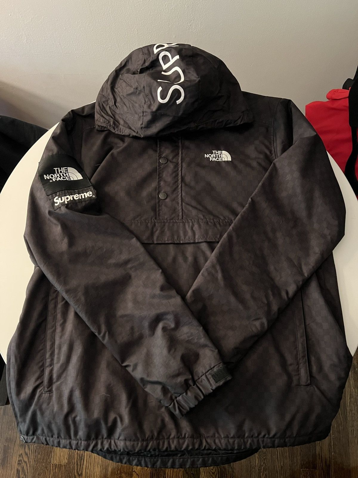 Supreme The North Face x Supreme Checkered Pullover - Black | Grailed