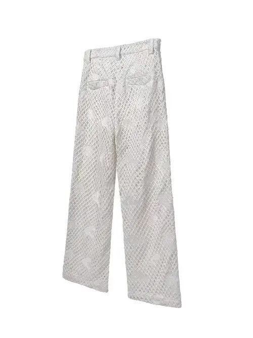 VIBE Vintage Y2K double layered fabric ripped baggy trousers Size US 32 / EU 48 - 6 Thumbnail