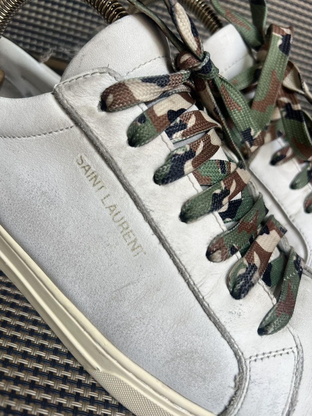 Saint Laurent Paris Saint Laurent Andy Camo Size US 6 / EU 39 - 4 Thumbnail