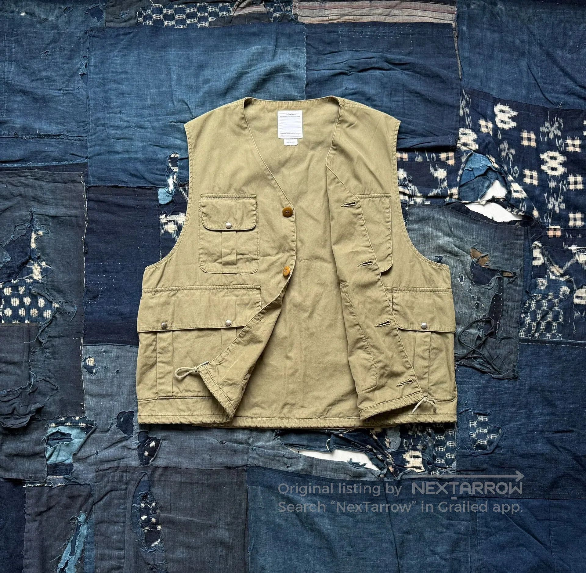 Visvim VISVIM Minto Hunting Vest in Olive Green. Size US XXL / EU 58 / 5 - 2 Thumbnail