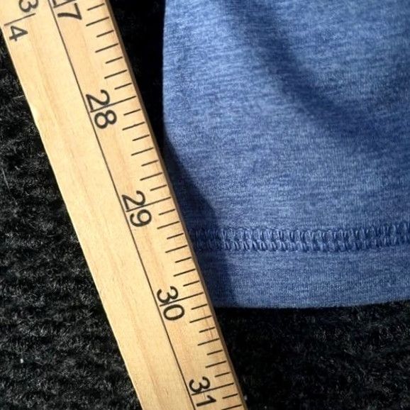 Vintage Peloton Dreamblend Blue Wide-Leg Side Slit Athleisure Pants Womens Small Size S Elastic Waist Pockets Athletic Inseam 28in Slit Size US 29 - 6 Thumbnail