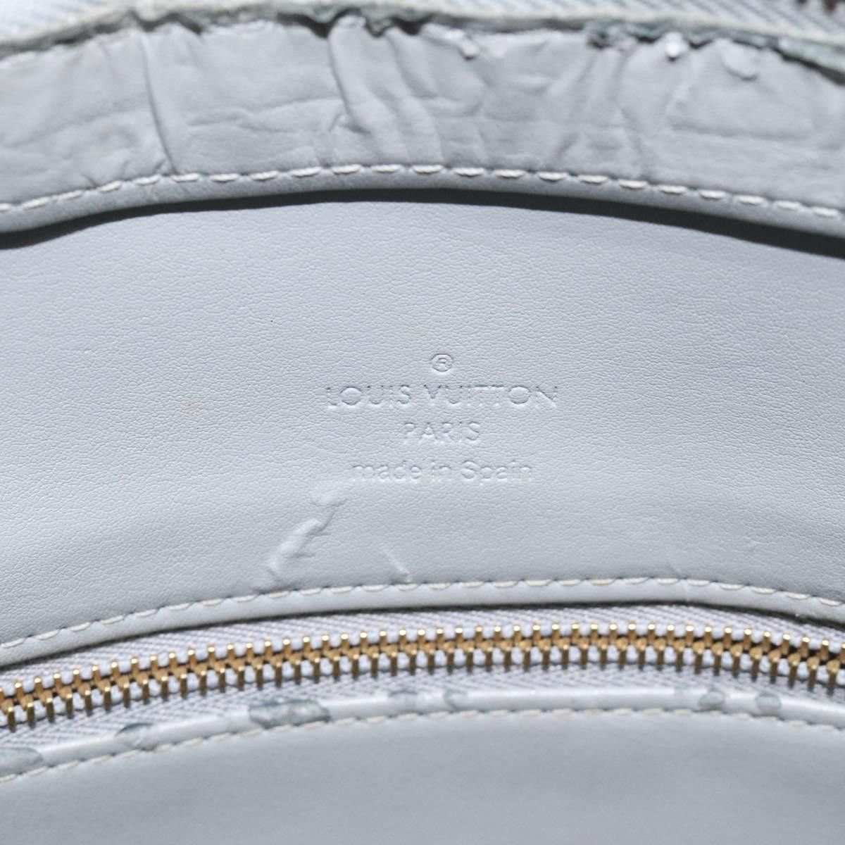 Louis Vuitton LOUIS VUITTON Monogram Vernis Houston Hand Bag Gris M91053 Size ONE SIZE - 10 Thumbnail