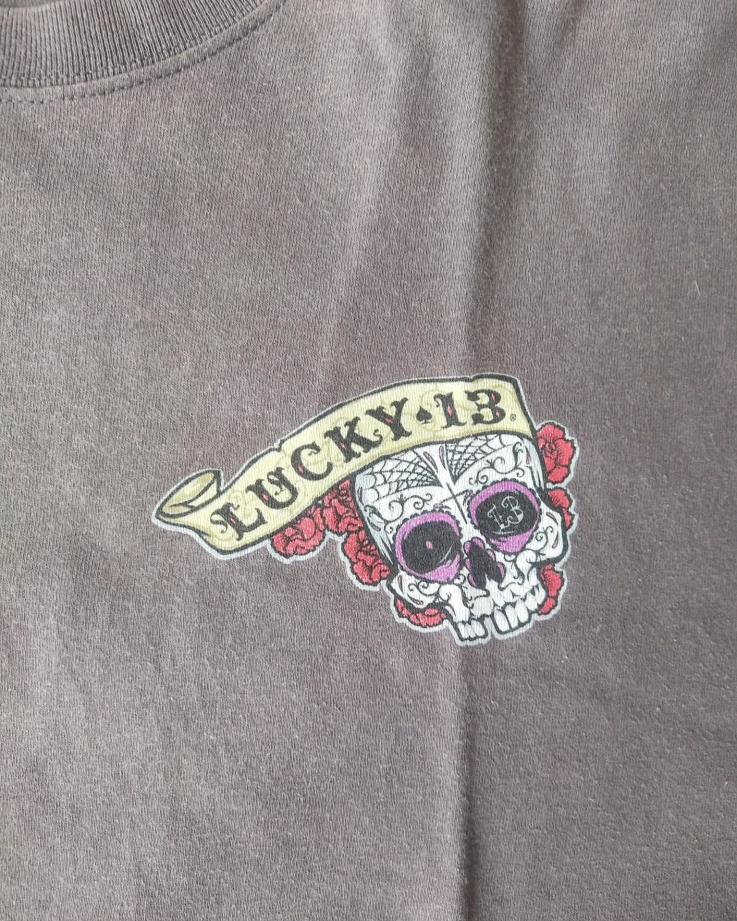 Hook-Ups Lucky 13 Sexy Girl Art Vintage Y2K Tees Size US M / EU 48-50 / 2 - 5 Thumbnail