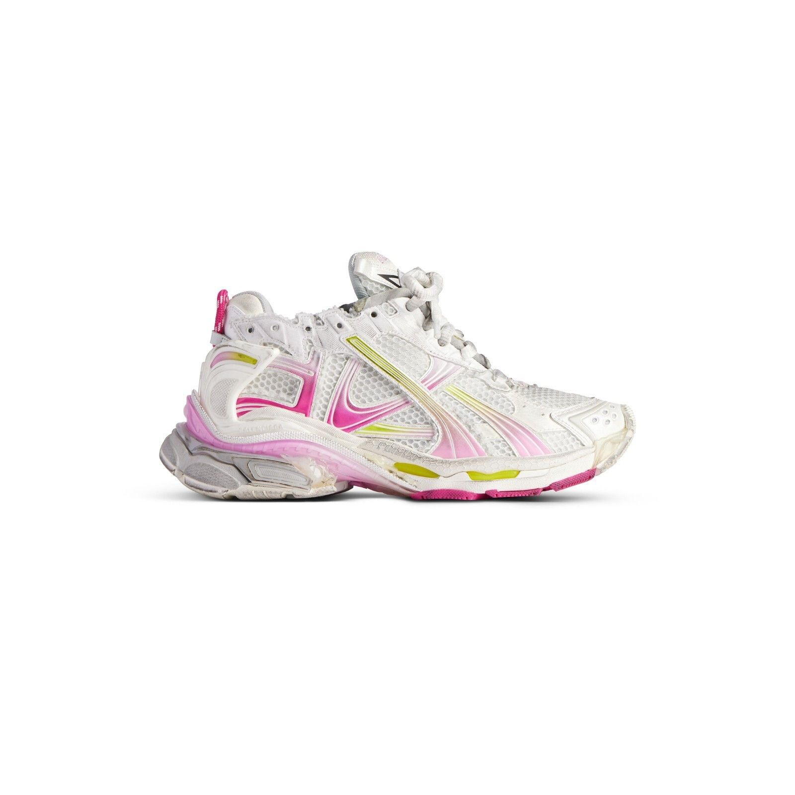 BALENCIAGA Runner Gradient $1190 Women's White/Pink/Grey/Yel