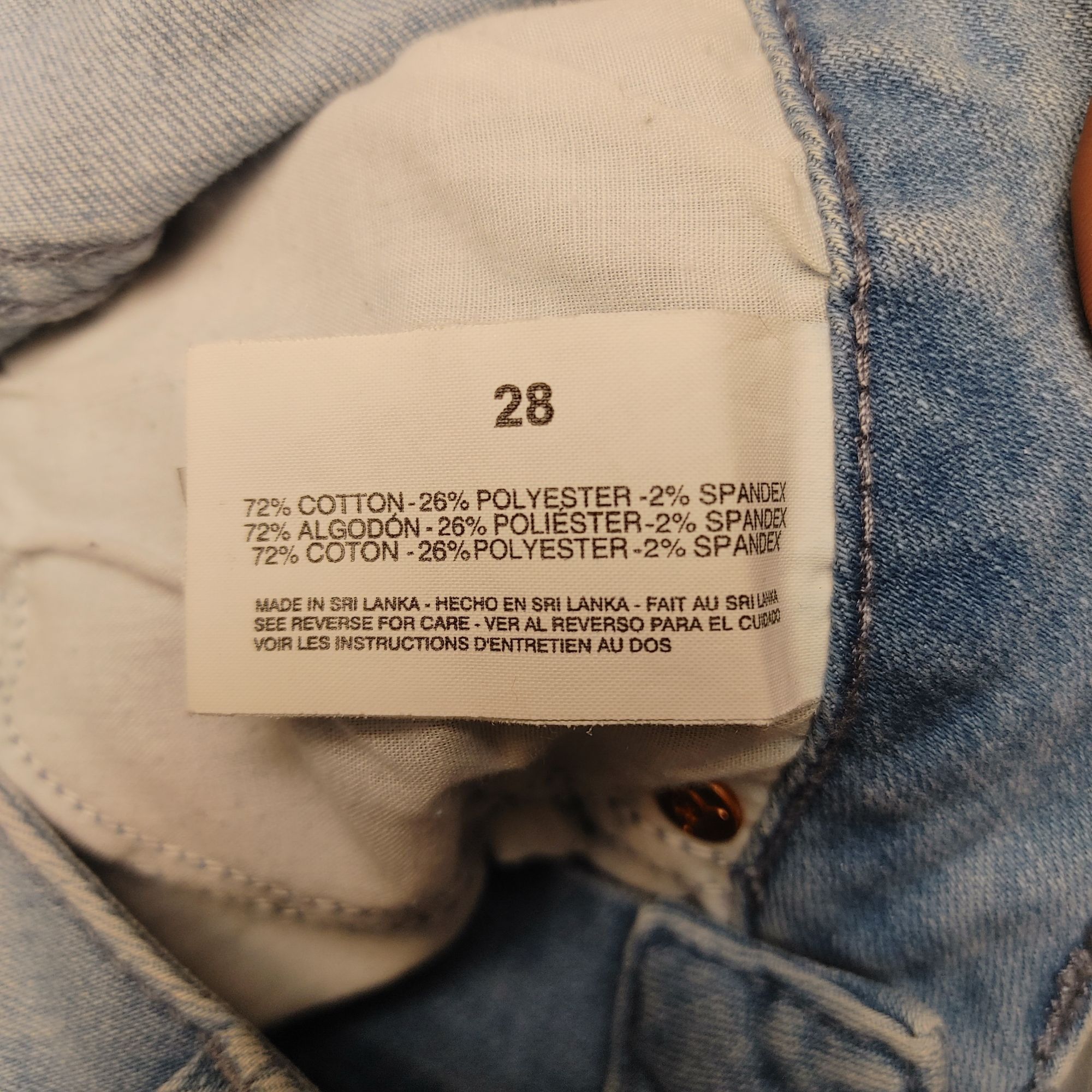 Other Rachel Ray Denim Women's Light Blue Rolled Cuff Skinny Jeans Size 28" / US 6 / IT 42 - 4 Thumbnail