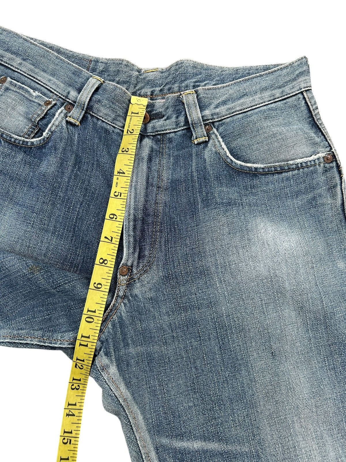 Kapital Vintage Edwin half Selvedge Distressed Denim Jeans Size US 32 / EU 48 - 16 Thumbnail