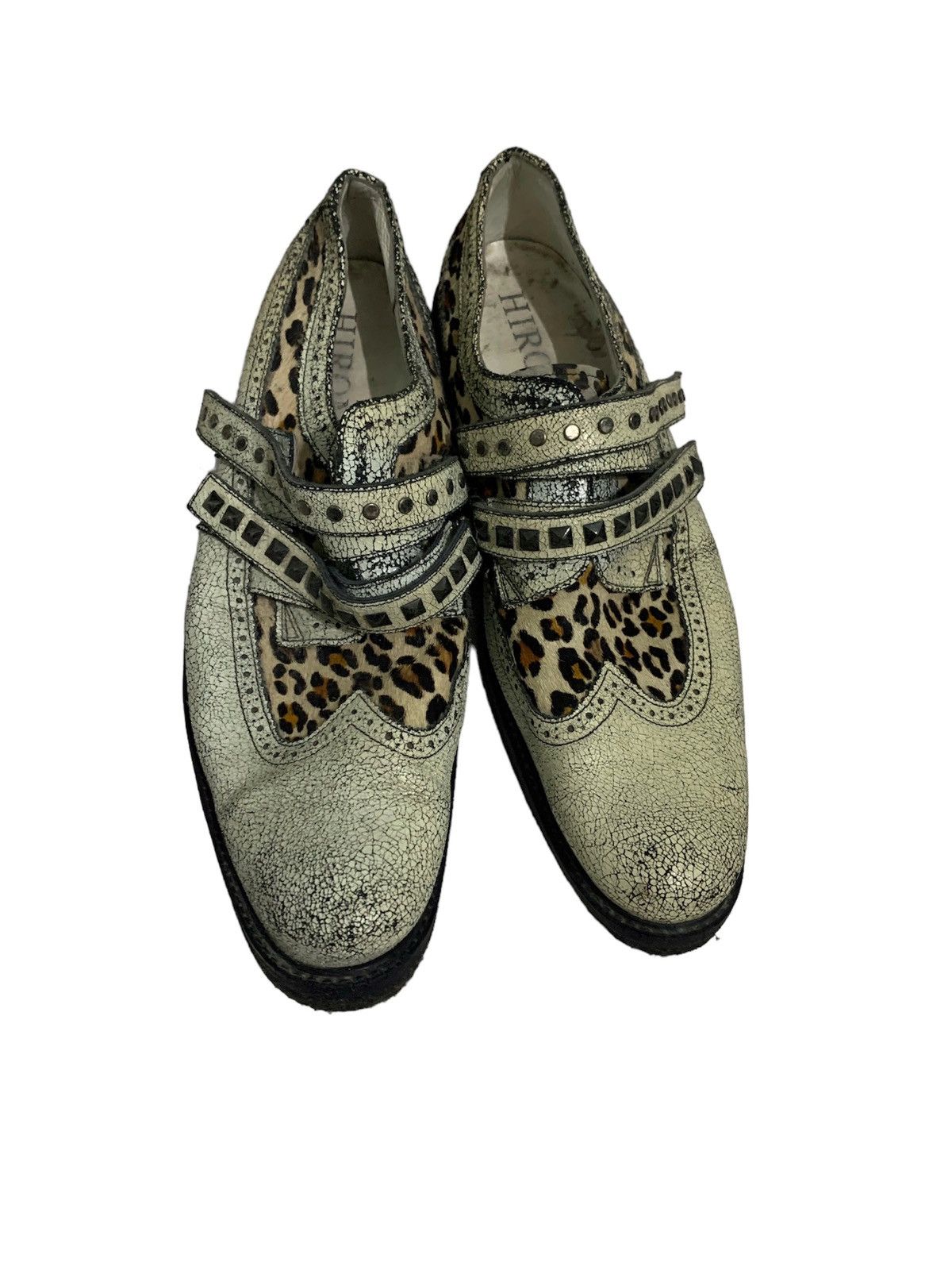 Designer Hiromutakahara shoes with leopard print Size US 8.5 / EU 41-42 - 2 Thumbnail