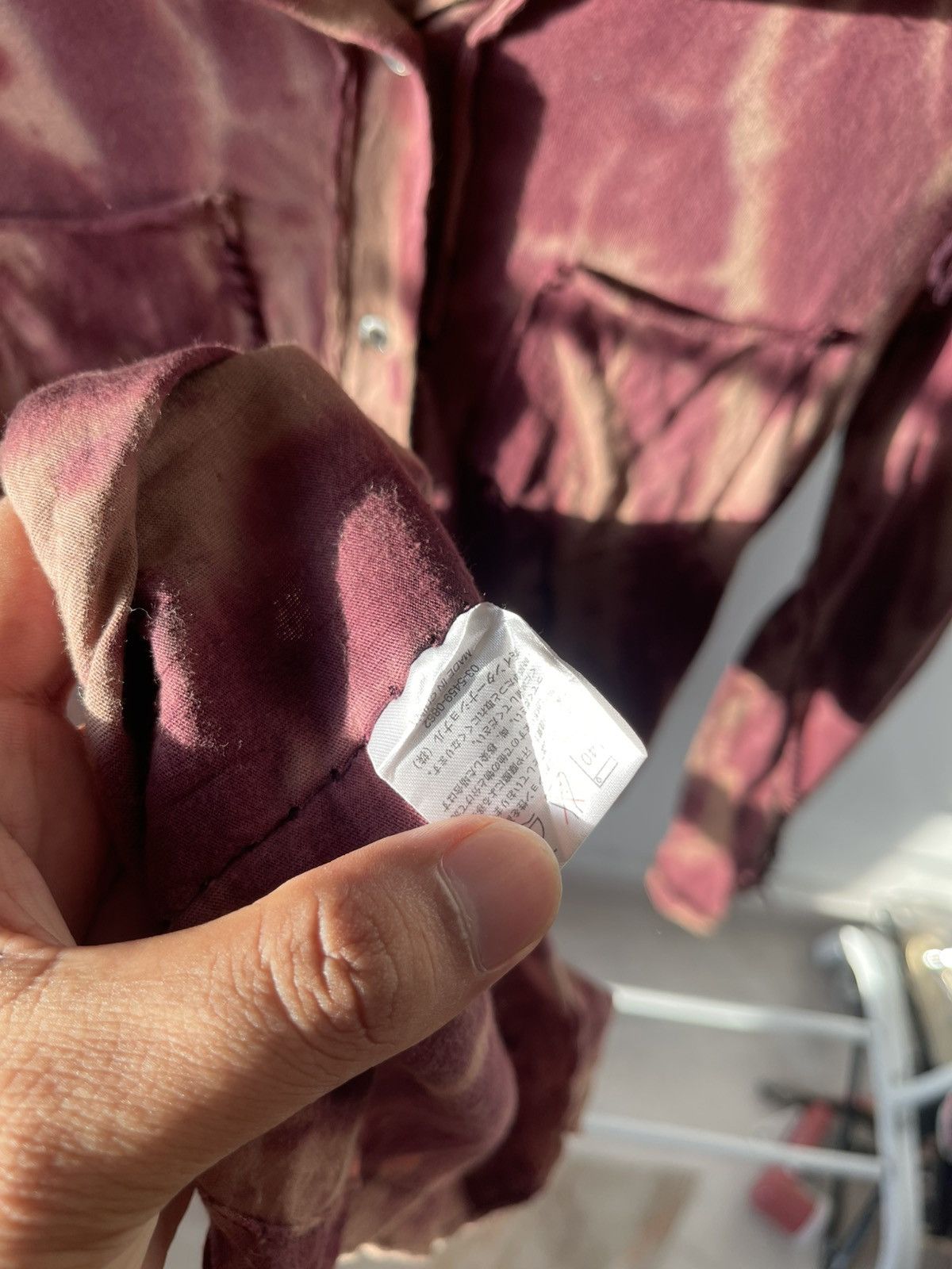 If Six Was Nine Barak Button Ups With Laces tye dye style Size US XXS / EU 40 - 12 Thumbnail