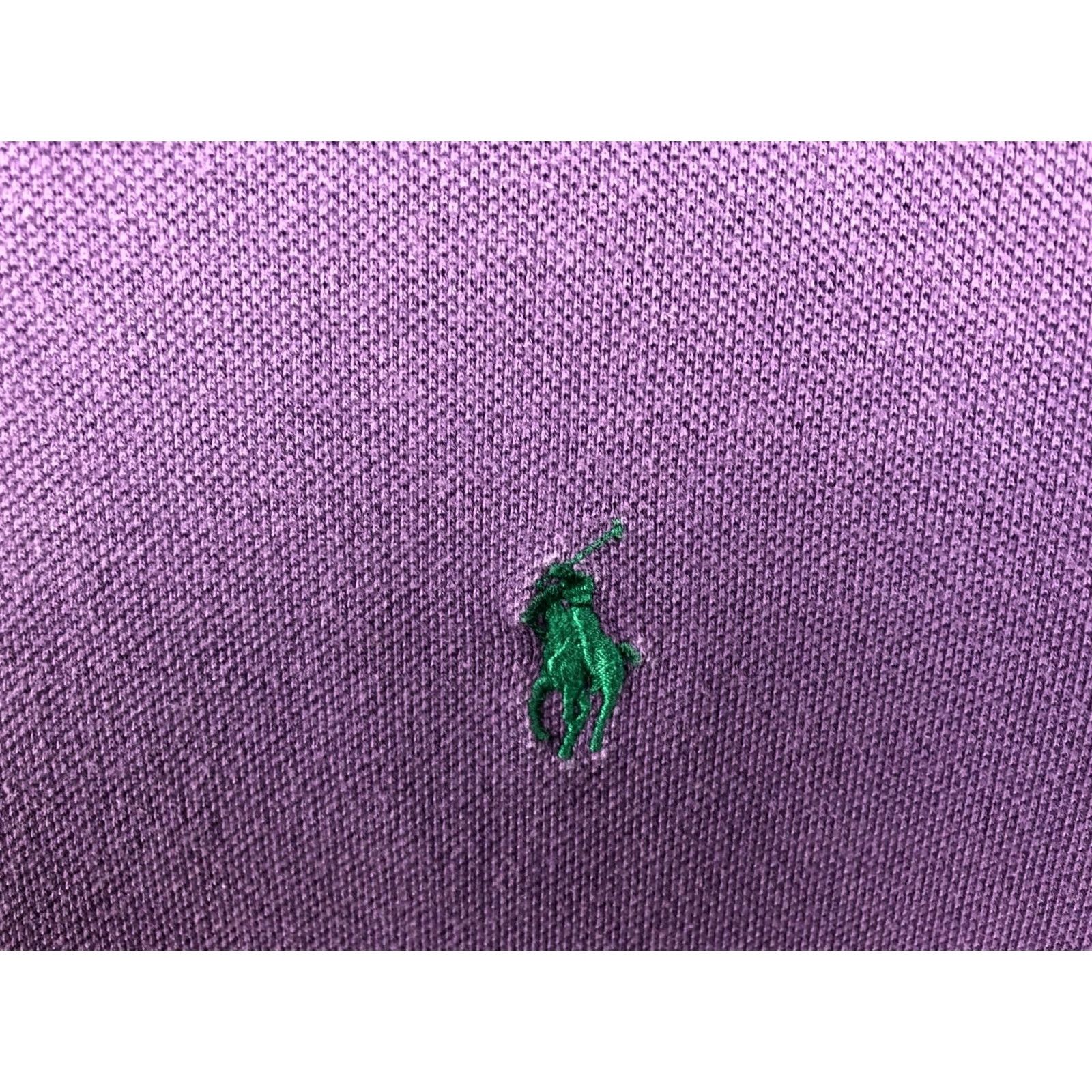 Ralph Lauren Ralph Lauren Polo Shirt Size M Purple Cotton Slim Fit Men's Size US M / EU 48-50 / 2 - 5 Thumbnail