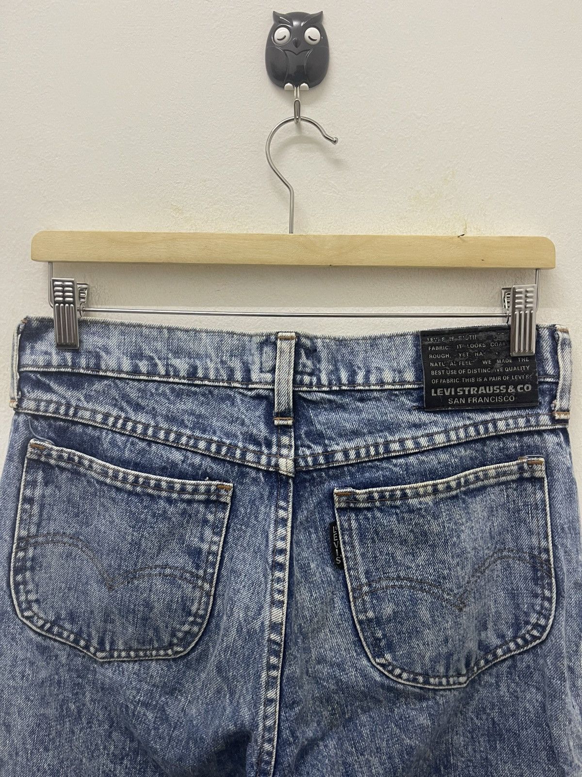 Levi's Vintage Clothing Rare Vintage LEVIS Big E Made in Japan Acid Washed Size US 31 - 3 Thumbnail