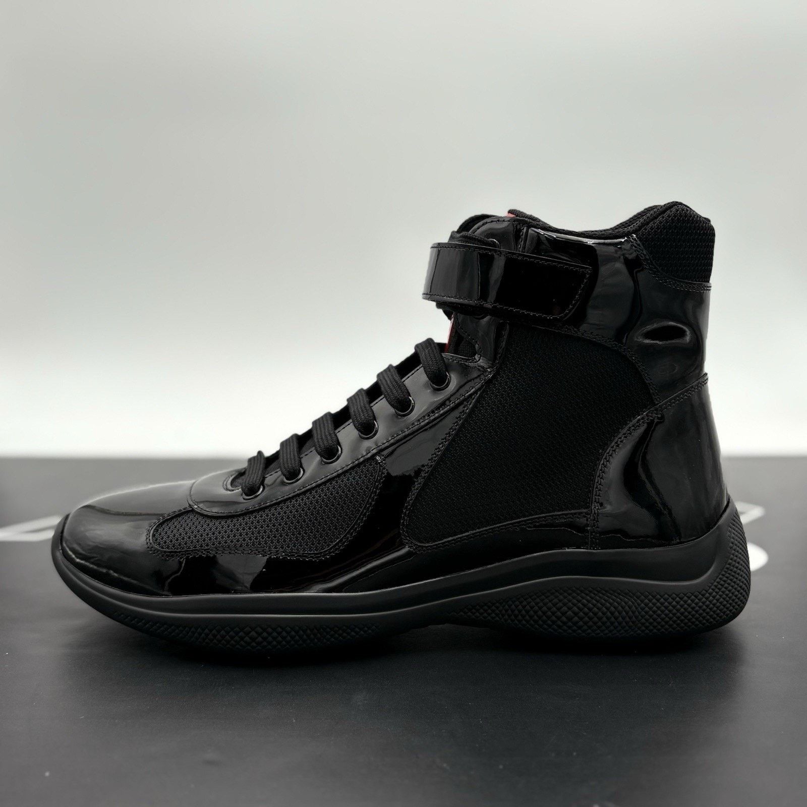 Prada Prada Cup High Top ' Black ' | BRAND NEW! Size US 11.5 / EU 44-45 - 9 Thumbnail