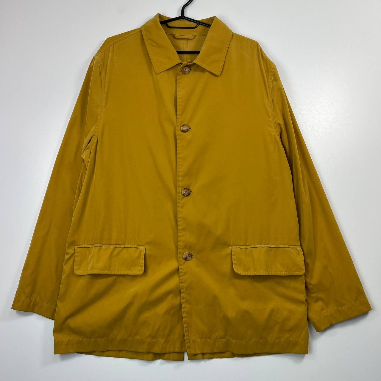 Enrico Coveri Enrico Mandelli Mens Mustard Yellow Jacket Coat Size 57 Size US L / EU 52-54 / 3 - 1 Thumbnail