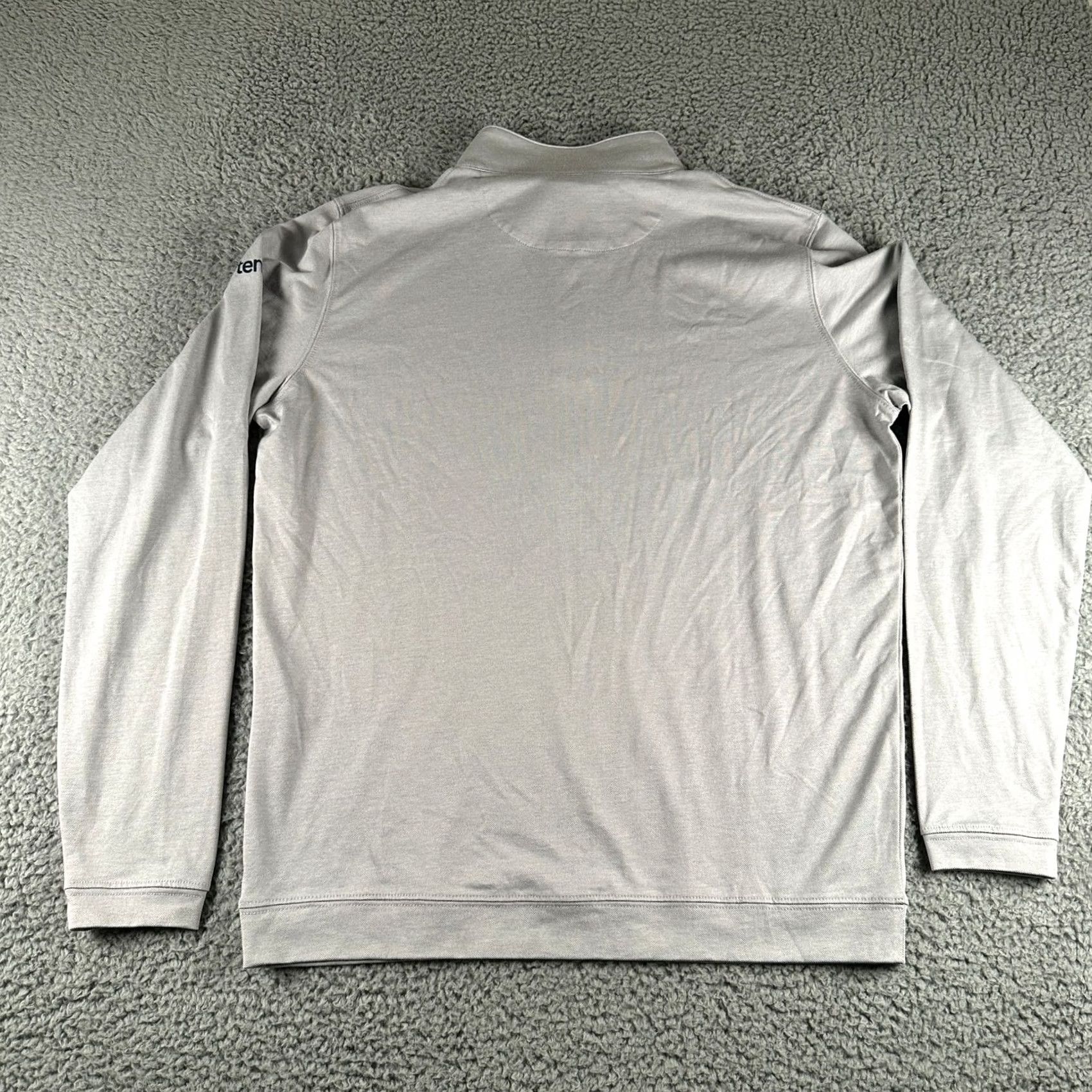 Peter Millar Peter Millar Crown Crafted Pullover Mens M Quarter Zip Light Gray Golf NWT Size US M / EU 48-50 / 2 - 7 Thumbnail